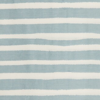 Mini Maison Organic Cotton Sheet Set, Twin Blue Stripe