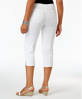 Style&Co. Style & Co Style & Co Petite Slit-Hem Capri Pants, Created for Macy's