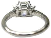 Thumbnail for your product : Tiffany & Co. PT950 Platinum with 1.93ct Emerald Trapeze Diamond Ring Size 6
