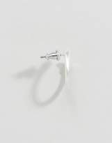 Thumbnail for your product : Pilgrim Silver Plated Hoop Earrings