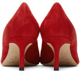 Thumbnail for your product : Jimmy Choo Red Suede Romy 60 Heels