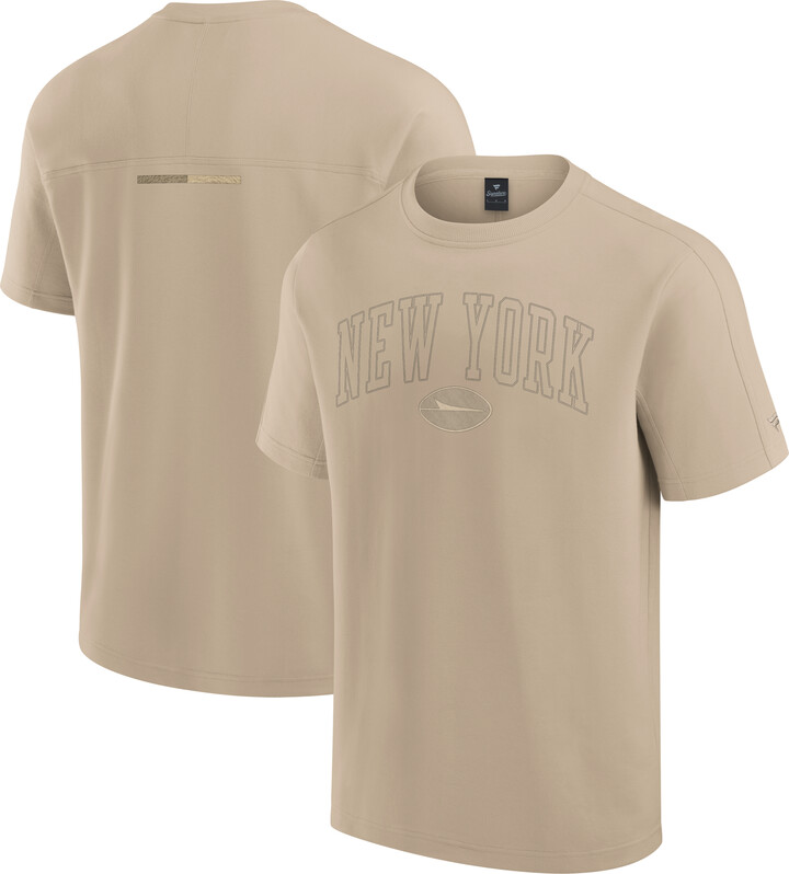 Fanatics Unisex Khaki New York Jets Elements Heavyweight Tri-Blend T-Shirt