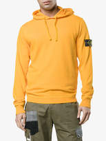 Thumbnail for your product : Stone Island Yellow Logo Hooded Sweater