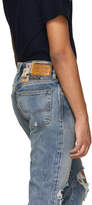 Thumbnail for your product : Diesel Blue Mharky L.32 Knee Rips Jeans