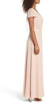 Thumbnail for your product : Lulus Lace-Up Back Chiffon Gown