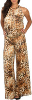 Thumbnail for your product : Arden B Animal Halter Chain Jumpsuit