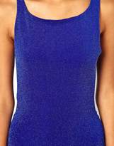 Thumbnail for your product : Lipsy Cowl Back Mini Dress in Glitter Jersey