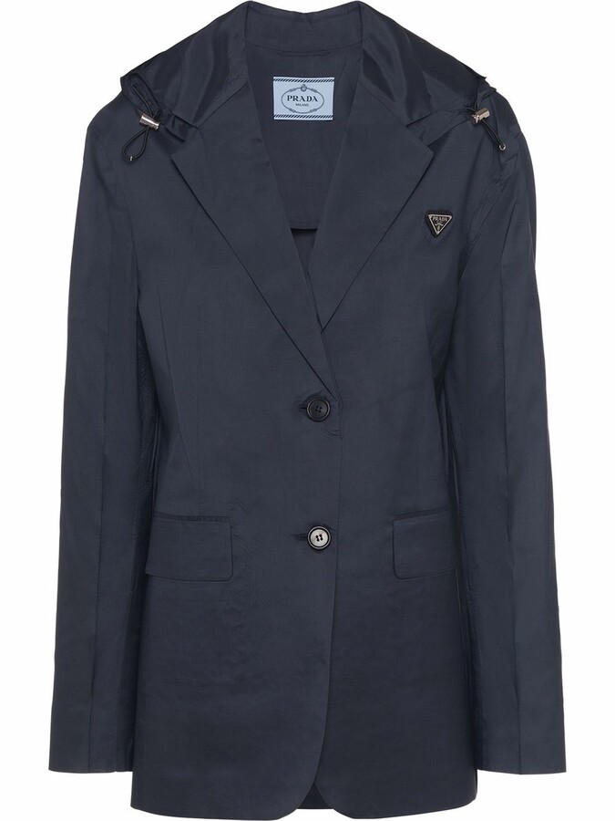 Prada Blue Women's Jackets | Shop the world's largest collection of 