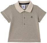 Thumbnail for your product : Petit Bateau Baby boys milleraies-striped polo shirt