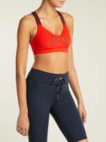 Thumbnail for your product : The Upside Logo Print Dance Bra - Womens - Red