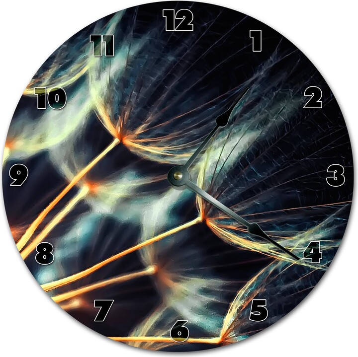 Etsy Dandelion Stalk Clock 10.5" Modern Home Decor