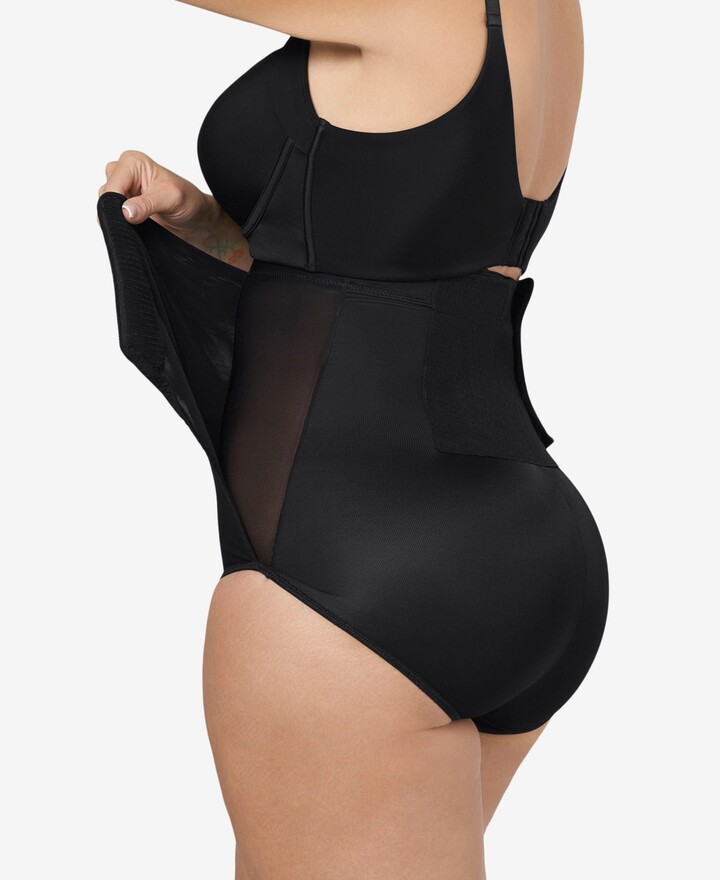 Invisible Bodysuit Shaper with Targeted Compression - Black