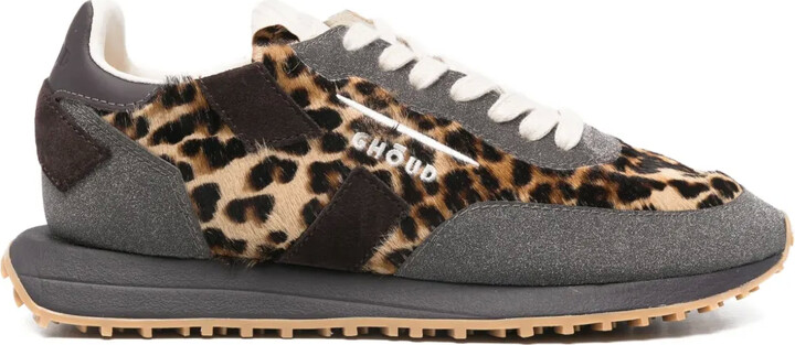 Ghoud Animal-Print Panelled Sneakers