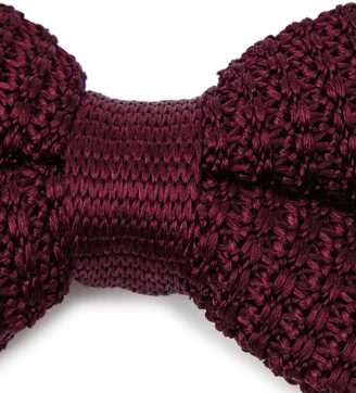 Reiss Dexter Knitted Silk Bow Tie