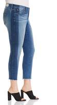 Thumbnail for your product : SLINK Jeans Plus SLINK Jeans Frayed Cropped Skinny Jeans in Gwen