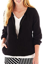 Thumbnail for your product : Liz Claiborne Zip-Front Jacket - Plus