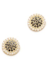 Thumbnail for your product : Jamie Wolf Pave Diamond Disc Earrings