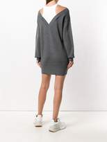 Thumbnail for your product : Alexander Wang T By double layer sweater dress