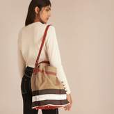Thumbnail for your product : Burberry The Medium Ashby in Canvas Check and Leather, Red