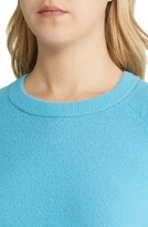 Thumbnail for your product : Halogen Gathered Shoulder Crewneck Sweater