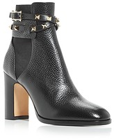Thumbnail for your product : Valentino Garavani Women's Rockstud Pebbled Leather Booties
