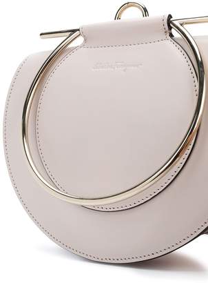 Ferragamo round-shaped Giancini handle bag