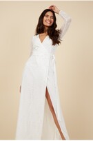 Thumbnail for your product : Little Mistress Maggie Ivory Maxi Embellished Dress