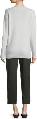 Vince Boat-Neck Long-Sleeve Wool-Cashmere Sweater