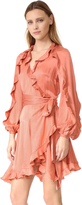 Thumbnail for your product : Zimmermann Winsome Flutter Robe Dress