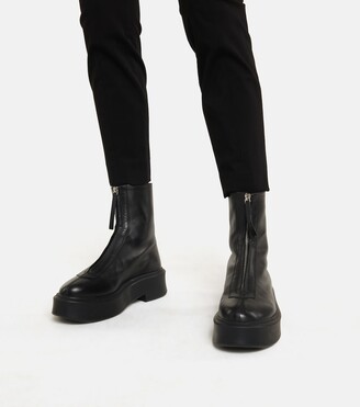 the row zipped ankle boots