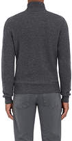 Thumbnail for your product : Luciano Barbera Men's Suede-Front Cashmere Zip-Front Cardigan