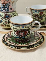 Thumbnail for your product : La DoubleJ X Ladurée Set Of Two Porcelain Cup And Saucer - Green Multi