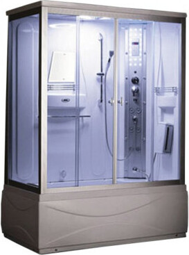 Mesa 3 kW Steam Shower with Jetted Tub