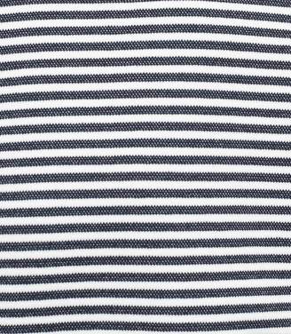 Reiss MOSTON Striped cotton jumper Navy