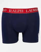 Thumbnail for your product : Polo Ralph Lauren Silver Logo Trunks Longer Leg - Navy