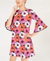 Thumbnail for your product : Pappagallo Bell-Sleeve Floral Shift Dress