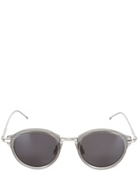 Thumbnail for your product : Thom Browne Round Acetate Satin Finish Sunglasses