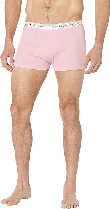 Tommy Hilfiger Cotton Classics Trunks 3-Pack (Medium Pink) Men's Underwear  - ShopStyle Boxers