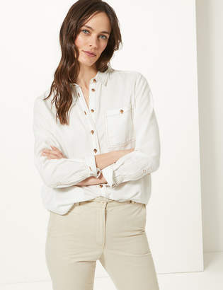 Marks and Spencer Button Detailed Shirt