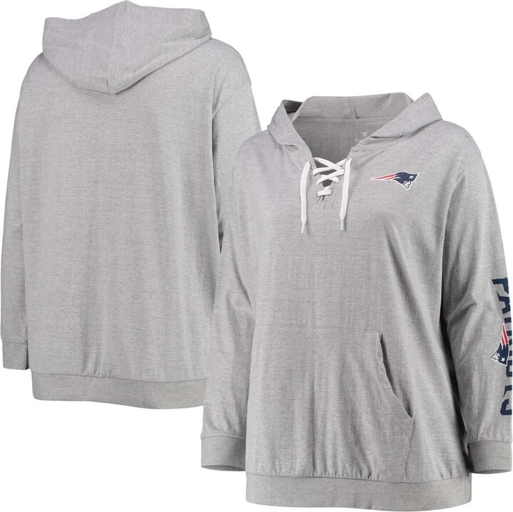 Detroit Red Wings Fanatics Branded Primary Logo Fleece Pullover Sweatshirt  - Gray
