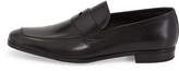 Thumbnail for your product : Prada Leather Dress Penny Loafer, Black