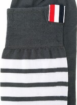 Thumbnail for your product : Thom Browne 4-Bar stripe socks