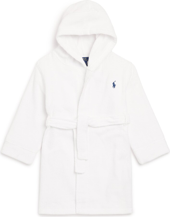 Ralph Lauren Kids Cotton Terry Hooded Robe