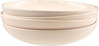 Canvas Home Shell Bisque Porcelain Pasta Bowl 20oz