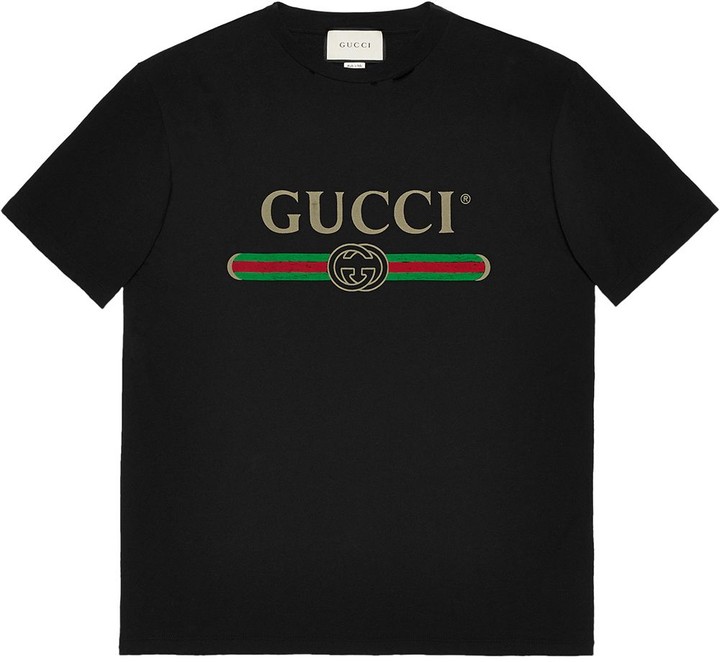 black gucci shirt