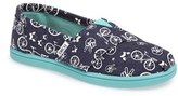 Thumbnail for your product : Toms 'Peace N Bikes' Slip-On (Baby, Walker & Toddler)