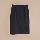 Thumbnail for your product : Burberry Stretch Virgin Wool Tailored Pencil Skirt