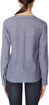 Thumbnail for your product : The Limited Chambray Tie-Front Top