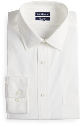 Croft & Barrow Men's Slim-Fit No-Iron Spread-Collar Dress Shirt
