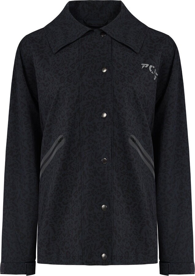 Pcfg Black Free Heaven Leopard Track Suit Jacket